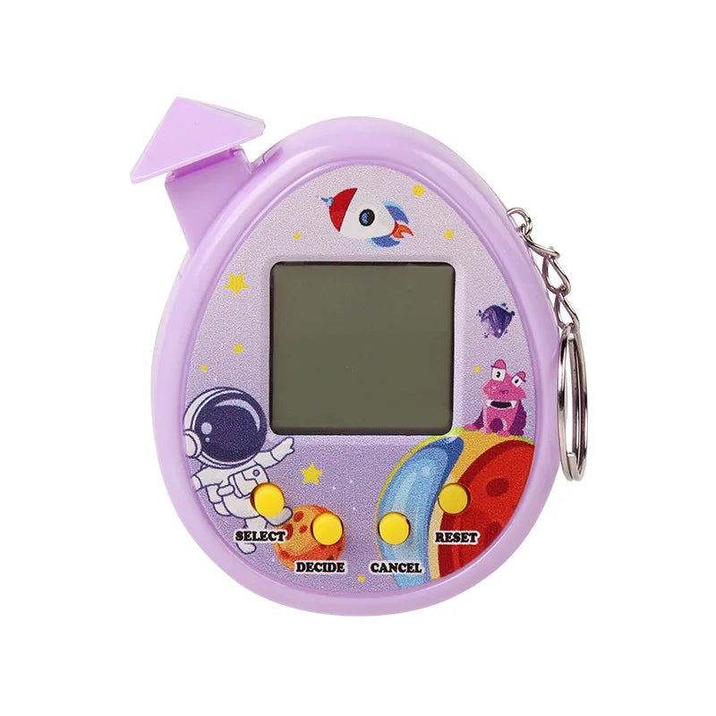 Electronic Pets Game Toys Virtual Tamagotchi Original Digital Animals Toys Mini Screen Game Machine Keychain Children's Toys