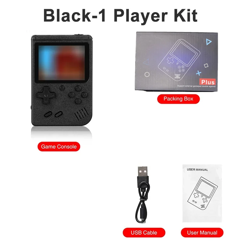 Portable Built-in 400 FC Games 8-Bit Retro Handheld Game Console Case 3.0 Inch LCD Screen Video Game Player Kids New Year Gift