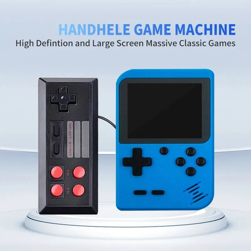 GAMINJA GC26 Retro Portable Mini Handheld Video Game Console 3.0 Inch Color LCD Kids Color Game Player Built in 400 Games