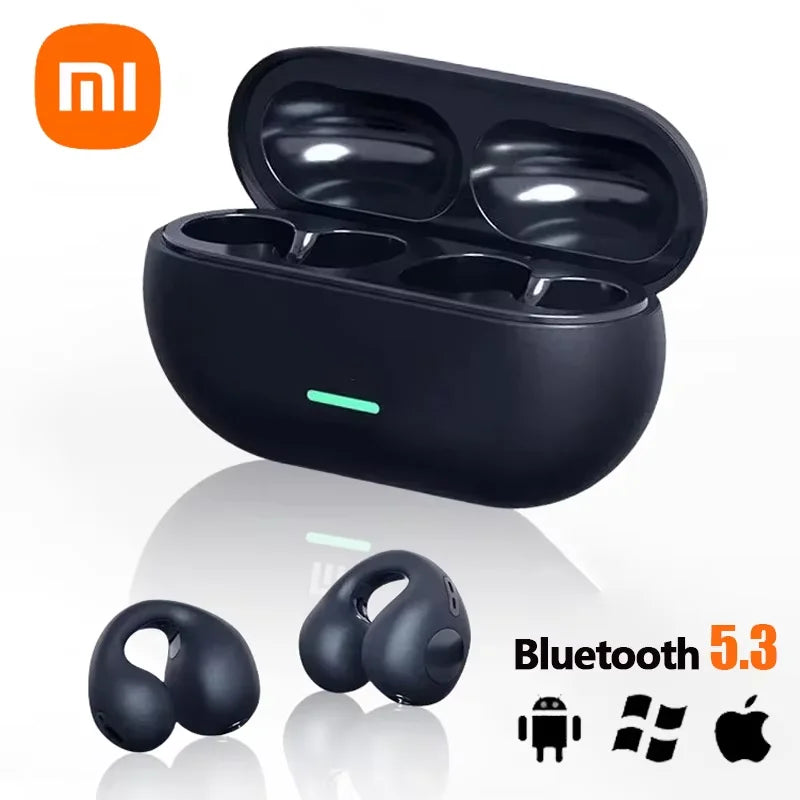 Xiaomi T7500 Bluetooth Earphones Wireless HiFi Stereo Sports Earphones Bone Conduction Headphones With Microphone For Game Music
