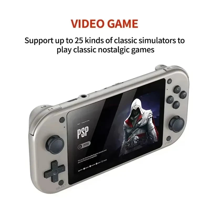 Handheld Video Game Console M17 64G 128G Open Source Linux System 4.3inch Screen Portable Pocket Video Player Retro Gaming 