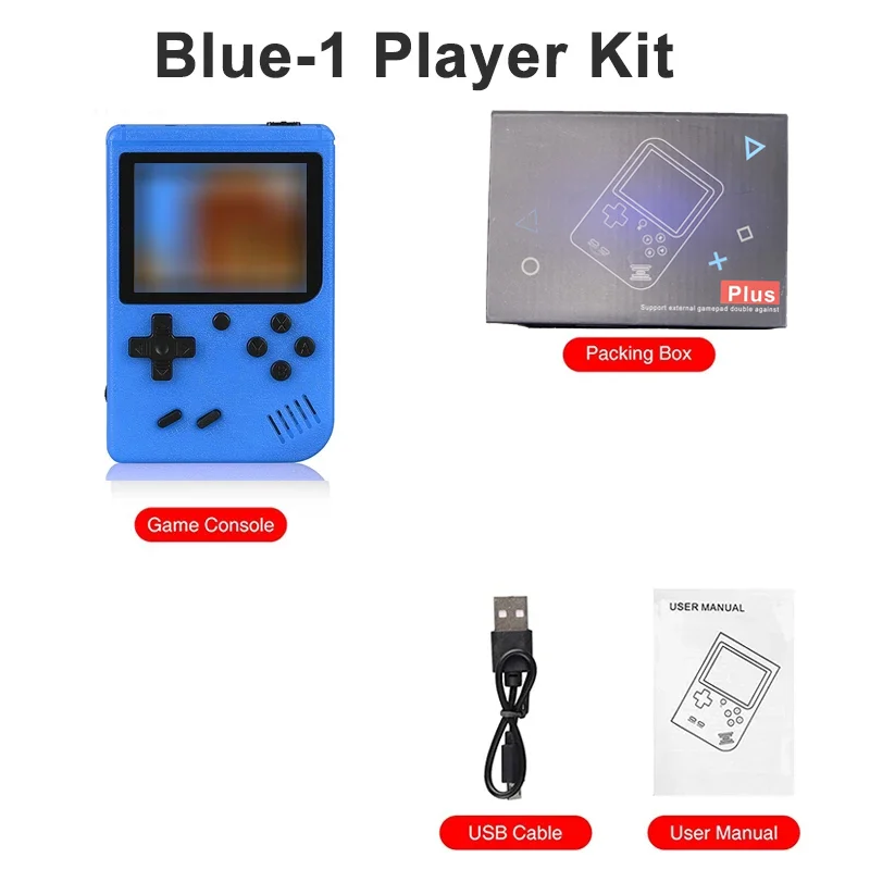 Portable Built-in 400 FC Games 8-Bit Retro Handheld Game Console Case 3.0 Inch LCD Screen Video Game Player Kids New Year Gift