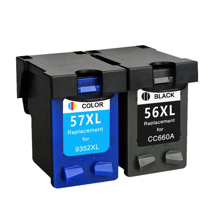 Replacement HP56 HP57 Ink Cartridge for HP 56 XL PSC 4200 1110 1205 1210 1215 1219 1315 1340 1350 2210 2410 Deskjet 450 printer
