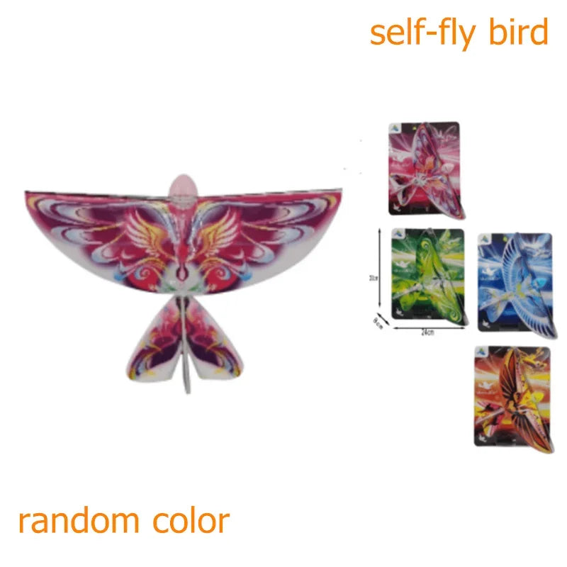 Electronic Flying Birds Toy Mini RC Drone Helicopter 235x275x70mm 360 Degree Flying RC Bird Toys Remote Control E-Bird2.4 GHz
