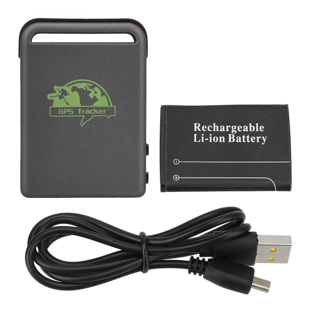 Car Vehicle Tracking Locator Device Car Accessories Over Speed Alarm TK102B GSM GPRS GPS Tracker Mini Remote Control