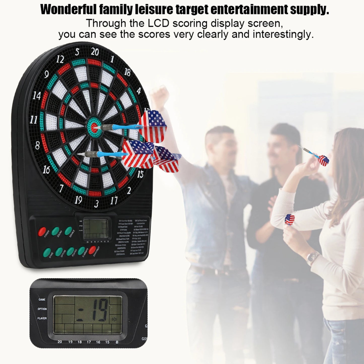 Electronic Automatic Scoring Soft Board Set Family Leisure Target Entertainment Electronic Board Electronic
