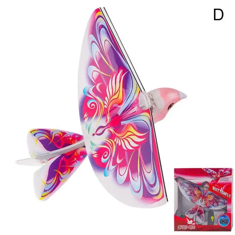 Electronic Flying Birds Toy Mini RC Drone Helicopter 235x275x70mm 360 Degree Flying RC Bird Toys Remote Control E-Bird2.4 GHz