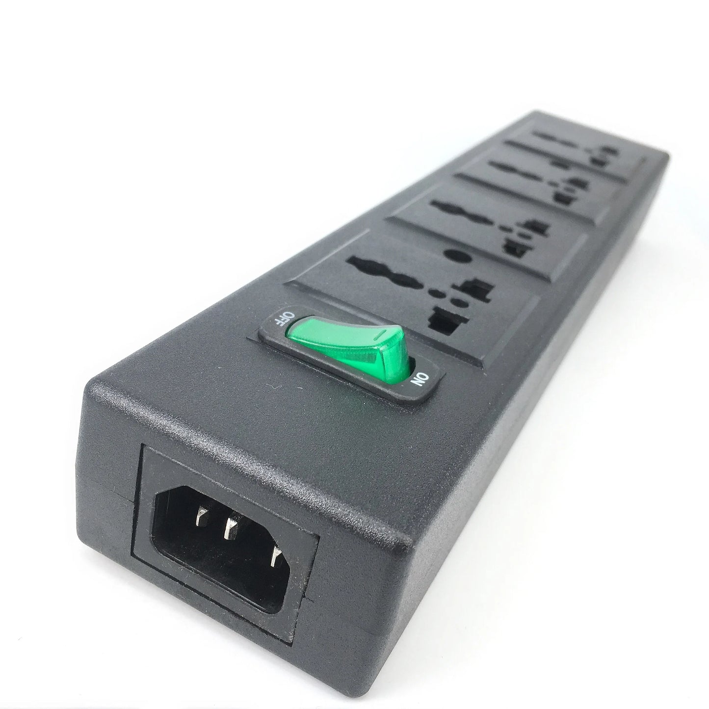Universal 4-bit Socket C14 AC Connector With Switch US AU UK Italy South Africa India PDU Socket C13 Power connector Socket 13A
