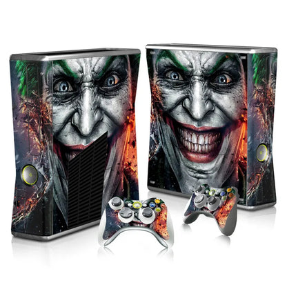 New Film Skin Sticker Decal Cover For Xbox 360 Slim Console Protector Vinyl Skin Sticker Controllers