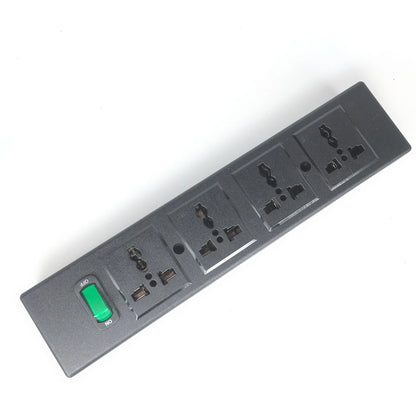 Universal 4-bit Socket C14 AC Connector With Switch US AU UK Italy South Africa India PDU Socket C13 Power connector Socket 13A