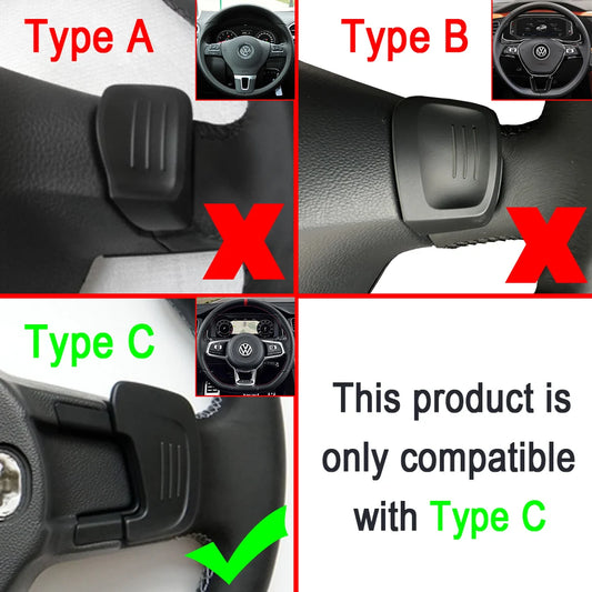 Car Steering Wheel DSG Shift Paddles extension shifters Stickers for VW Volkswagen Golf7 GTI R Rline GTE GTD MK7 Car Accessories