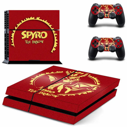 Spyro PS4 Stickers Play station 4 Skin PS 4 Sticker Decal Cover For PlayStation 4 PS4 Console & Controller Skins Vinyl