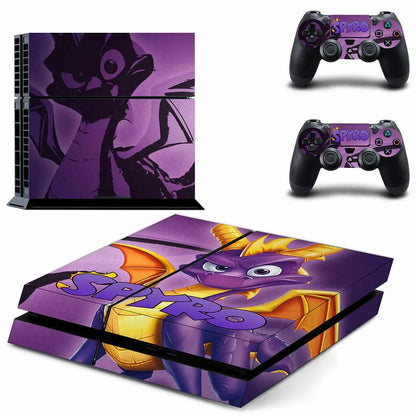 Spyro PS4 Stickers Play station 4 Skin PS 4 Sticker Decal Cover For PlayStation 4 PS4 Console & Controller Skins Vinyl