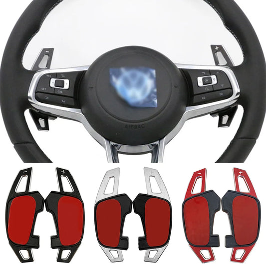 Car Steering Wheel DSG Shift Paddles extension shifters Stickers for VW Volkswagen Golf7 GTI R Rline GTE GTD MK7 Car Accessories