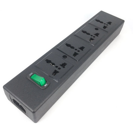 Universal 4-bit Socket C14 AC Connector With Switch US AU UK Italy South Africa India PDU Socket C13 Power connector Socket 13A