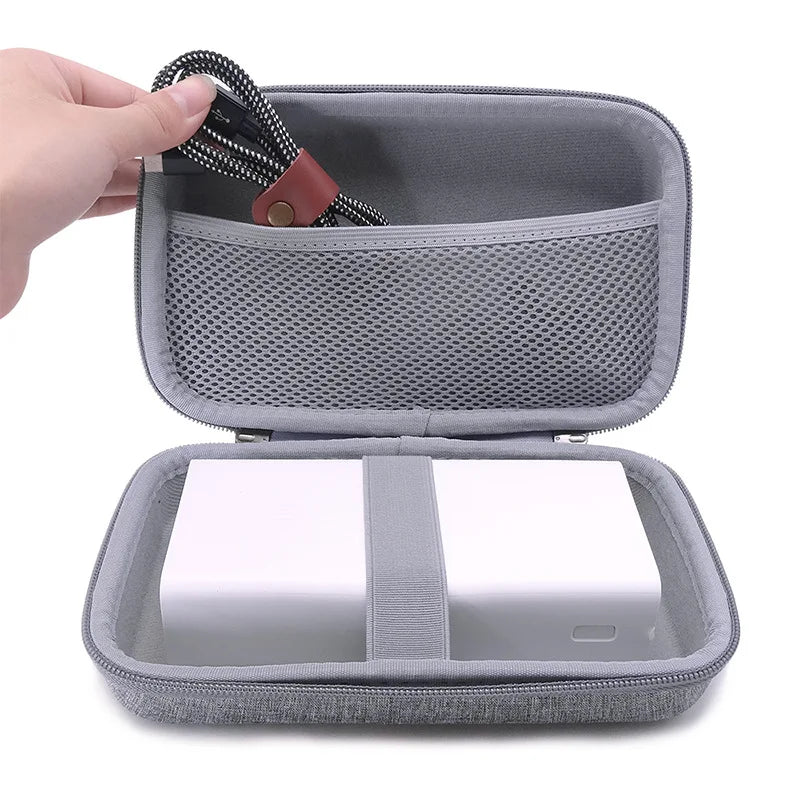 Hard drive case Power Bank Portable Charger High Capacity 10000mAh 26800mAh 20000mAh External Battery case for Anker/Romoss