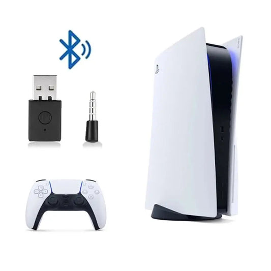 Wireless 5.0 Bluetooth-compatible Adapter USB Transmitter VF Receiver for PS4/PS5 PC Audio Adapter Converter