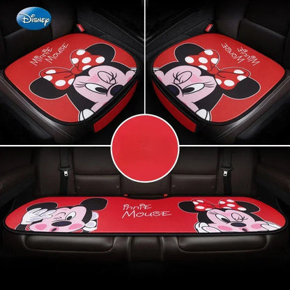 Disney Stitch Car Seat Covers 4PCS Universal Fit, Cute Cartoon Soft Protectors for Women Girls Auto Accessories, All-Season Dura