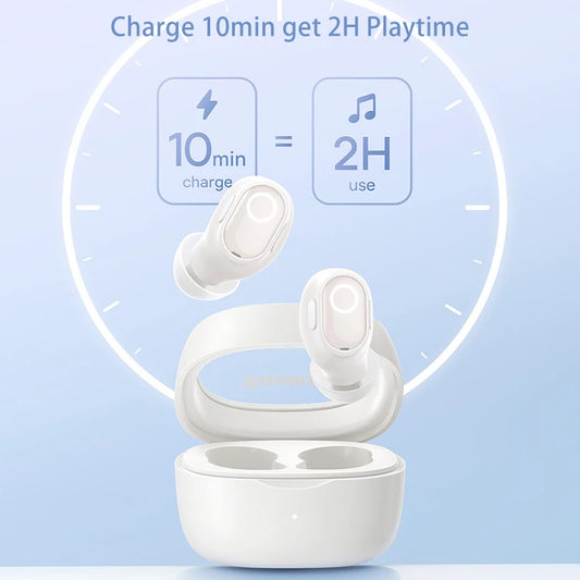 Baseus WM02 Plus Earbuds Wireless Bluetooth 5.3 Headphones LED Digital Display Earphones Touch Control headset Comfortable Wear