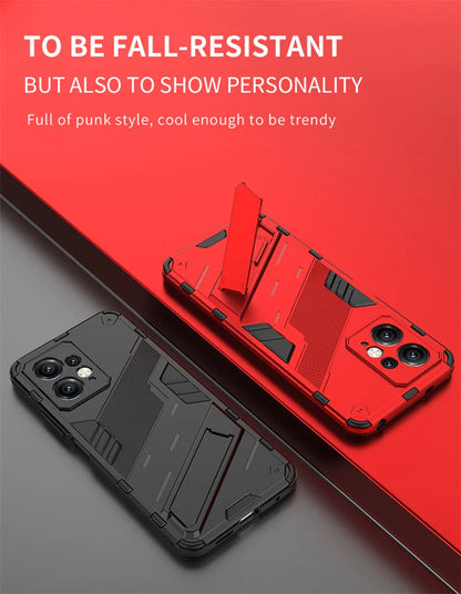 For Xiaomi Redmi Note 12 4G Case Armor Shockproof Kickstand Phone Case For Xiomi Redmi Note12 4g Car Magnetic Holder Back Cover