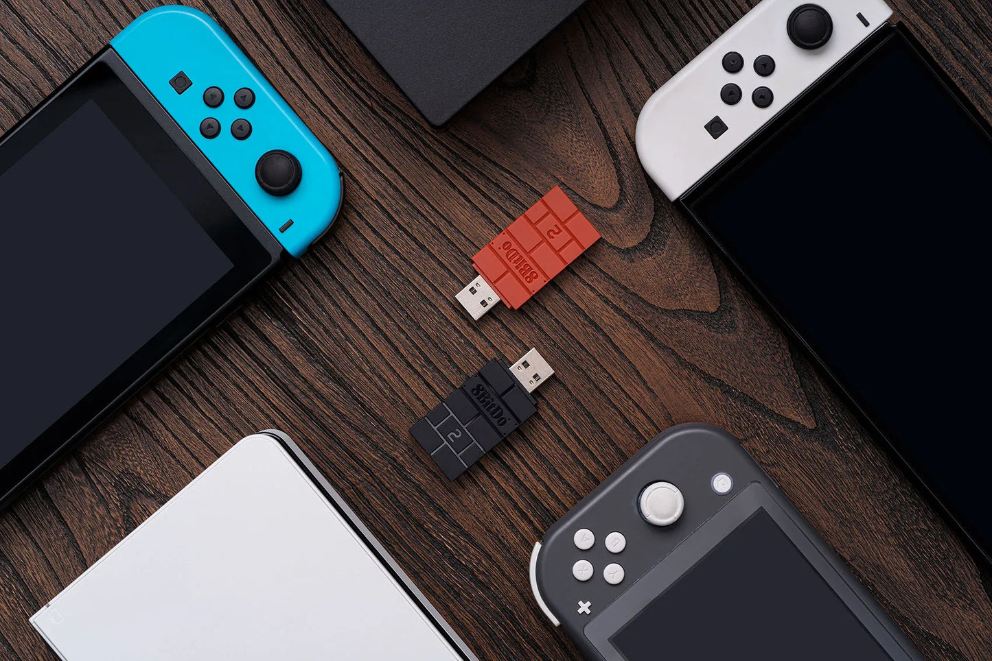 8Bitdo USB Wireless Bluetooth Adapter Receiver for Windows Mac Nintendo Switch PS1 for Xbox one PS4 PS5 Switch Controller
