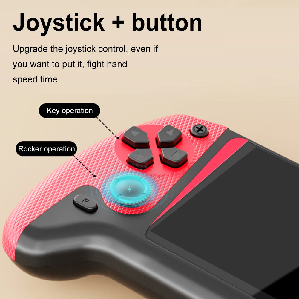 Retro Handheld Game Console 3.5inch LCD Screen Built-in 500 Games Gaming Console 1200mAh Portable Game Console for Kids Adults