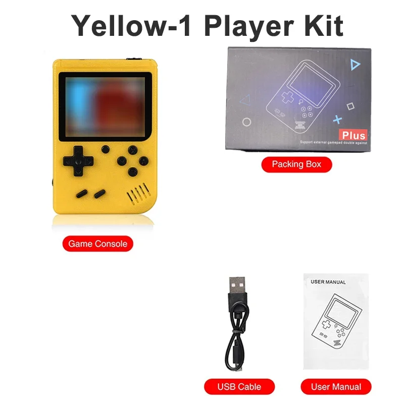 Portable Built-in 400 FC Games 8-Bit Retro Handheld Game Console Case 3.0 Inch LCD Screen Video Game Player Kids New Year Gift