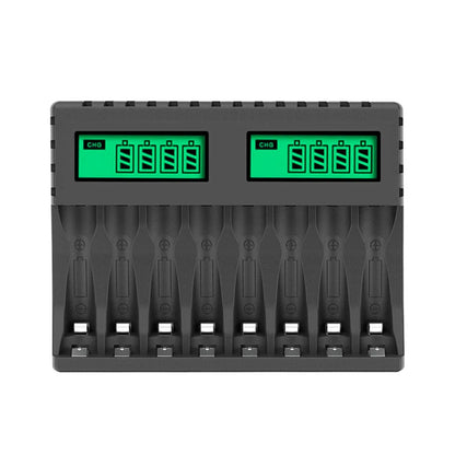 Ni-MH Ni-Cd AA AAA Battery Charger  LCD Digital Display 1.2V 8 Slots Rechargeable Batteries Micro Type-C Smart Batteries Charger