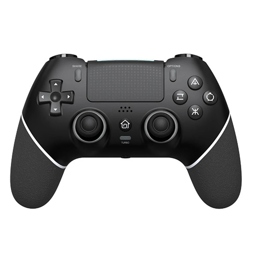 Gaming Controller 6 Axis Gyro Bluetooth-Compatible Macros Turbo Dual Vibration Hall Effect Joystick for PS4/PS4 Pro/PS4 Slim/PC