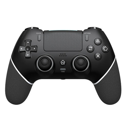 Gaming Controller 6 Axis Gyro Bluetooth-Compatible Macros Turbo Dual Vibration Hall Effect Joystick for PS4/PS4 Pro/PS4 Slim/PC