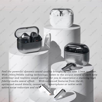2025 New Buds 3 Pro True Wireless Bluetooth Earphone Headphone HiFi Sound LowLatency Noise Reduction Earbuds for IOS PC Android