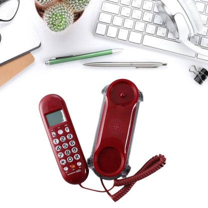 Crystal Base Mini Telephone Fixed Landline Phone B365 Small Wall mounted Phone