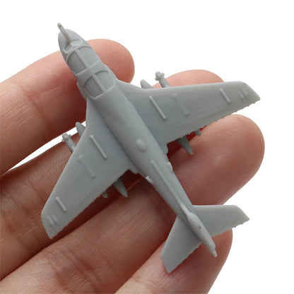 5PCS EA-6b Prowler Electronic Warfare Aircraft Length 26mm/45.5mm/52mm Electric Fighter Aeroplane for DIY Hobby Toys Display