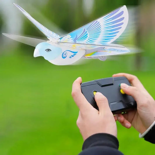 Electronic Flying Birds Toy Mini RC Drone Helicopter 235x275x70mm 360 Degree Flying RC Bird Toys Remote Control E-Bird2.4 GHz
