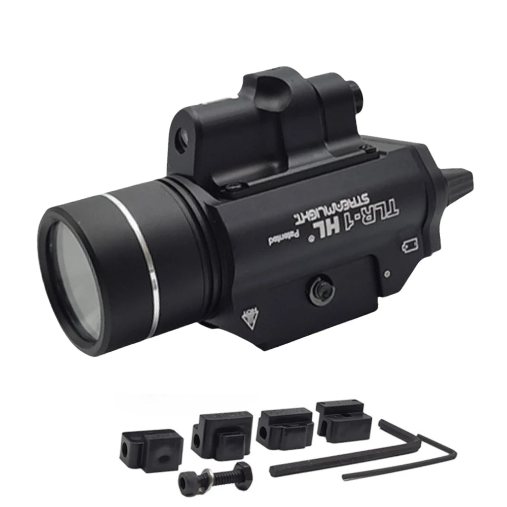 TR-1 Tactical Flshlight HL 800 Lumen LED Electronic Weapon Light Fit 20mm Rail Airsoft Weapon Hunting Flashlight