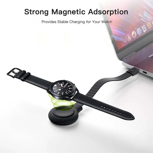 Bonola Lanyard Watch Charger USB Type C for Samsung Watch Ultra 7 6 5 Portable Magnetic Wireless Watch Chargers for Galaxy Watch