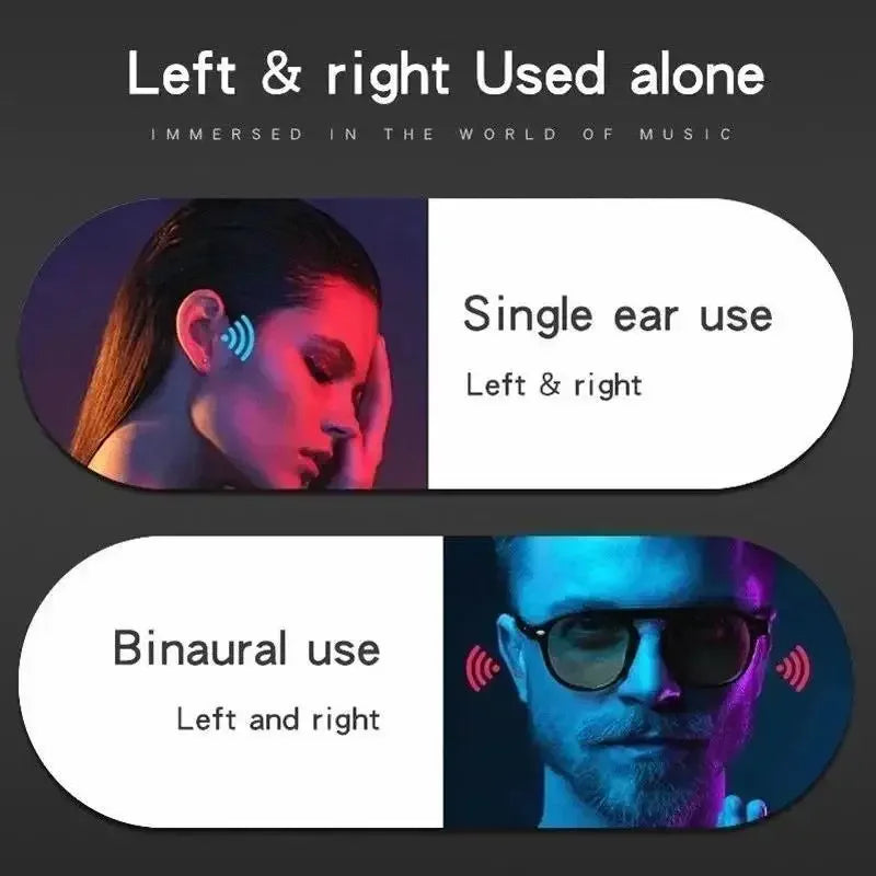 Original T75 Bone Conduction Wireless Bluetooth 5.3 Headphones Sports Earphones HiFi Sound Quality Waterproof TWS Headset