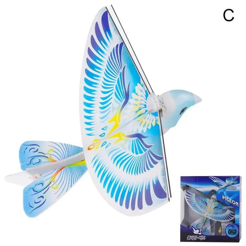 Electronic Flying Birds Toy Mini RC Drone Helicopter 235x275x70mm 360 Degree Flying RC Bird Toys Remote Control E-Bird2.4 GHz