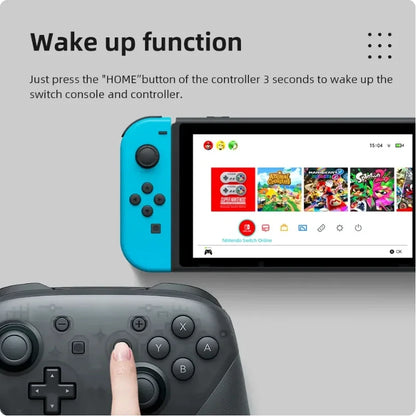 Gamepad  Controller Wireless Bluetooth Wake Function Joystick 6-Axis Gyro Handle HD Vibration for PC Game Console