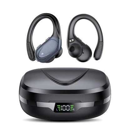 Ear buds Wireless Earbuds Bluetooth 5.3 Headphones 75hrs Playtime with Digital Display Sports Wireless Headphones with Earhook
