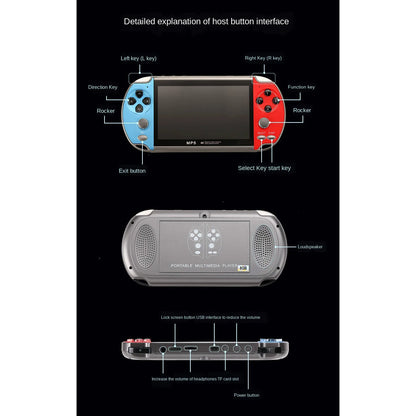 Retro Video Game Console Portable Handheld Gaming Videogame Machine Mini Arcade Player Emulator Smart Gamepad Portatil Retrogame