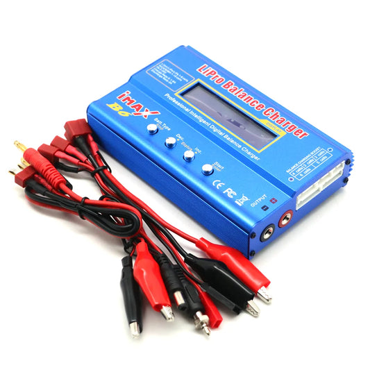 iMAX B6 80W 6A Battery Charger Lipo NiMh Li-ion Ni-Cd Digital RC Balance Charger Discharger + 15v 6A Power Adapter+Charge Cable
