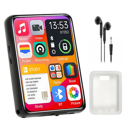 128GB 2.4-inch full touchscreen MP3 player Hifi Sound Quality MP3 Music Player Built-in Speaker Support E-book Video Recording