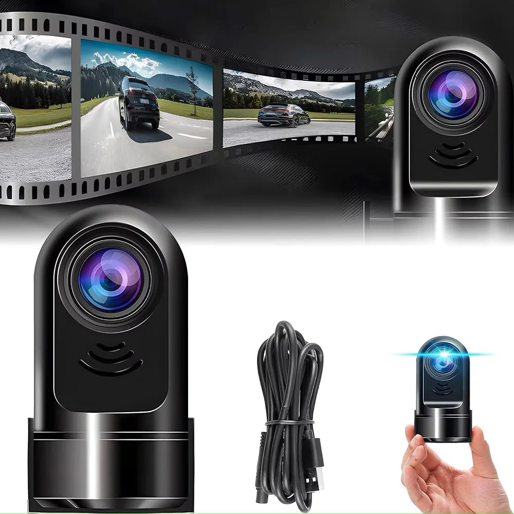 TAVALER Wiring-Free High Definition Driving Recorder USB720P/WIFI1080 Universal Invisible Portable Car Electronic Recorder