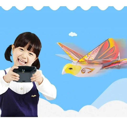 Electronic Flying Birds Toy Mini RC Drone Helicopter 235x275x70mm 360 Degree Flying RC Bird Toys Remote Control E-Bird2.4 GHz