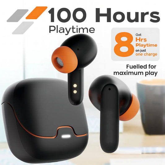 Dual Microphone ENC Noise Reduction Bluetooth Eaphones IPX5 Waterproof Fast Charging Low Latency Play Game Listen Music Earbuds