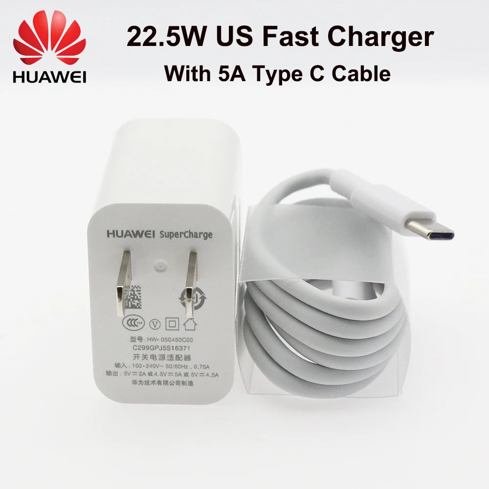 HUAWEI P30 Lite SuperCharge Fast Charger 5A Type C USB C Data Cable For P9 P10 P20 Plus Mate 9 10 20 Pro 20X Honor 10 20 V20 V10