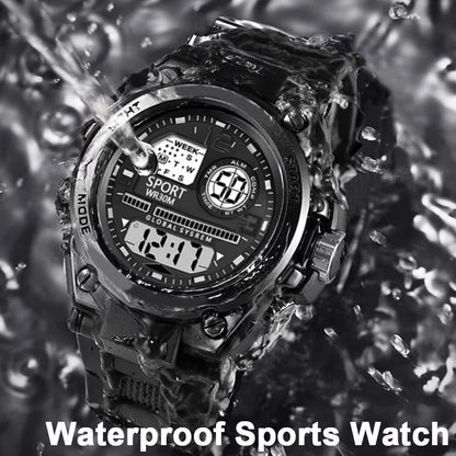 Men's Sports Watches 30M Waterproof Multifunction Clock Outdoor Military Digital Watch Smart Electronic Wristwatch for man Kids