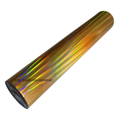 21cm x 120m Gold And Silver Laser Printer Holographic Hot Roll Stamp Toner Reactive Minc Foil