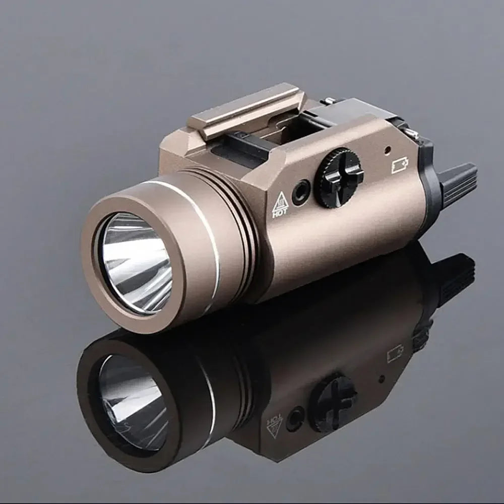 TR-1 Tactical Flshlight HL 800 Lumen LED Electronic Weapon Light Fit 20mm Rail Airsoft Weapon Hunting Flashlight
